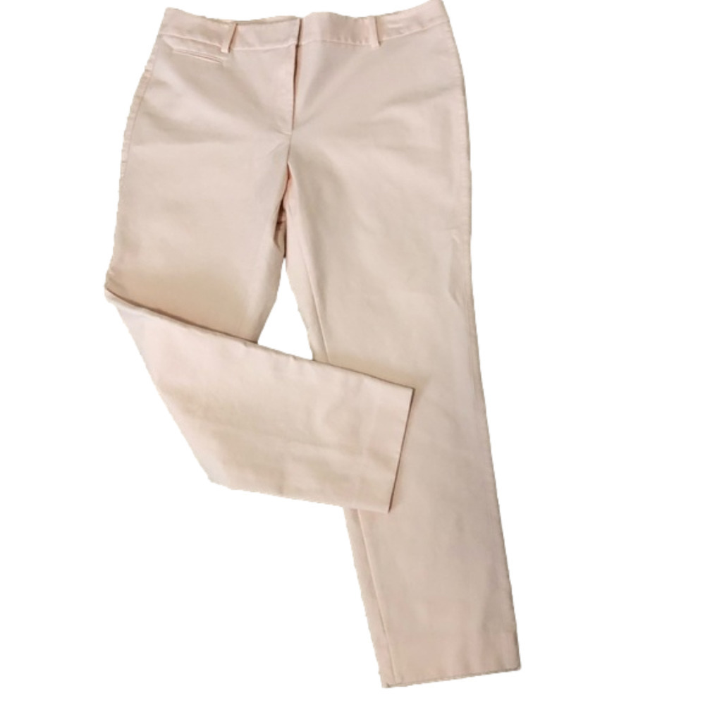 WHBM Pale Pink Slim Ankle Stretch Pants
